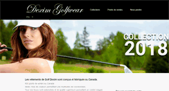 Desktop Screenshot of deximgolfwear.com